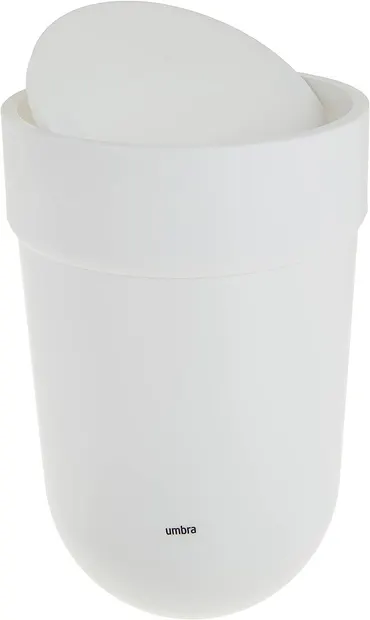 Coș de gunoi Umbra - Touch, 6 L, alb