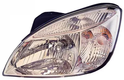 Far fata Stanga (H4, manual, fara motoras, culoare insert: cromat, culoare semnalizator: galben) potrivit KIA RIO II 01.05
