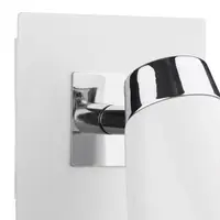 Corp de iluminat tip spot Loft Single Wall Spotlight Matt White Polished Chrome
