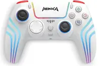 Controller wireless Marvo - Monka Contra GT-96, alb, PS4
