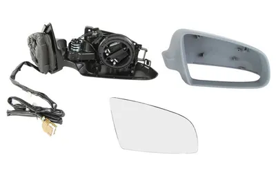 Oglinda dreapta potrivit AUDI A4 2004-2008 - electrica, asferic, incalzita, grunduita