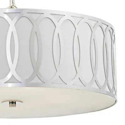Lampa suspendata Acura 5 Light Pendant Polished Chrome White