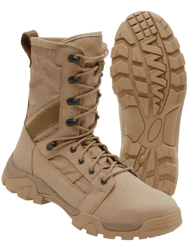 Bocanci tactici inalti Brandit Defense 9 inch Desert - 43