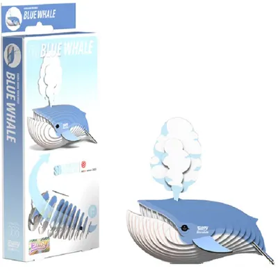 Eugy - Balena albastră Figura de carton