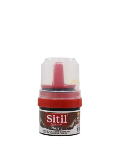 Sitil Crema de pantofi cu burete 60 ml Maro