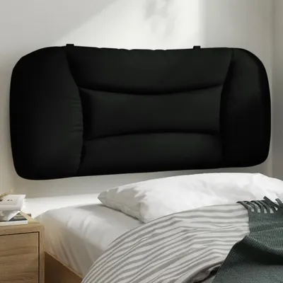 vidaXL Pernă pentru tăblie de pat, Hvar, negru, 80 cm, material textil