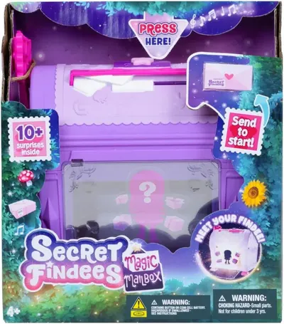 Set de joacă Goliath Secret Findees - Prieten secret într-o cutie poștală, violet, sortiment