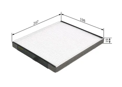 Filtru habitaclu BOSCH 1 987 432 241