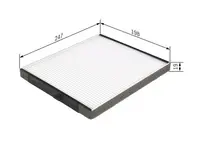 Filtru habitaclu BOSCH 1 987 432 241