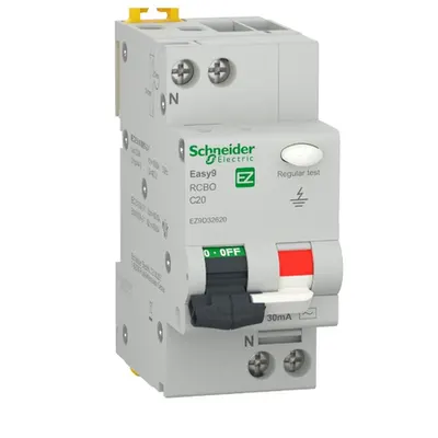 Intrerupator automat diferential 1P+N,30mA,20A/C,4.5KA,iDPNa