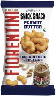 Gustări din porumb cu unt de arahide, 70 g, Fiorentini