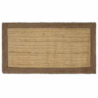 vidaXL Covor de zonă Gri 100 x 200 cm Iută