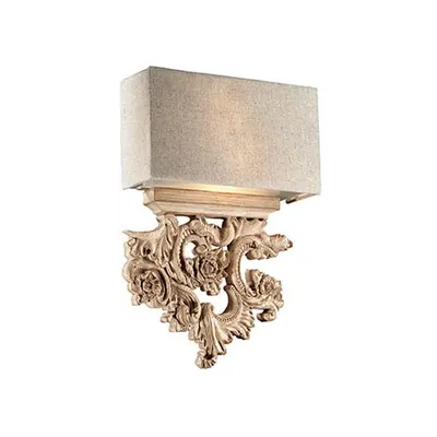 aplica Peter, 2 becuri, dulie E14, L:305 mm, H:455 mm, Bej