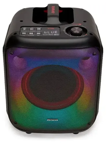 Sistem karaoke de petrecere Aiwa - KTSP-270, Bluetooth, RGB, negru