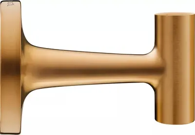 Agatatoare baie Duravit Starck T 0099290400, montare pe perete, metal, Bronz mat