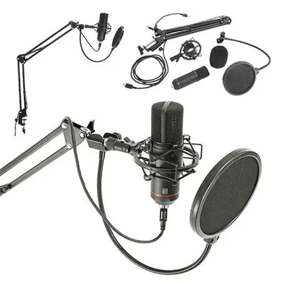 Microfon USB pentru streaming si podcast BST STM300-PLUS