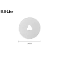 Set RB28-2 - lame japoneze rotunde de 28 mm. 2 bucati. Olfa