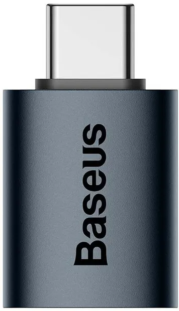 Adaptor Baseus - Ingenuity, USB-C/USB-A, albastru închis