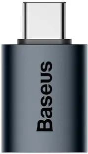 Adaptor Baseus - Ingenuity, USB-C/USB-A, albastru închis