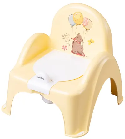 Oliță-scaun pentru bebeluşi Tega Baby - Povestea pădurii, galben