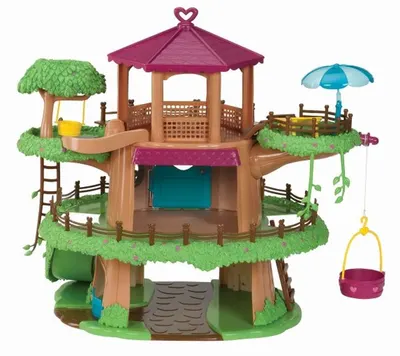 Set de joaca Battat Li'l Woodzeez - Casuta din copac