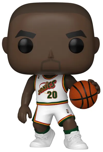 Figurină Funko POP! Basketball: Seattle Sonics - Gary Payton (White Home Uniform) #223