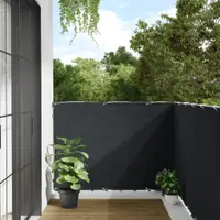 Gossi paravan de balcon, antracit, 600x120 cm, pvc
