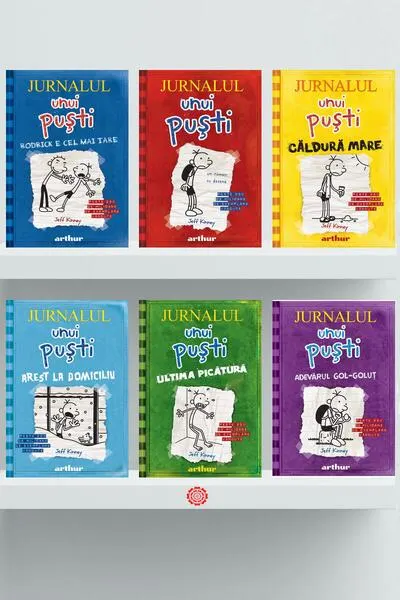 Pachet Seria Jurnalul unui puști (vol.1,2,3,4,5,6) - Hardcover