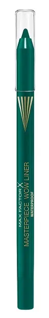 Max Factor Masterpiece Creion de ochi rezistent la apă WoW Liner, 600 Emerald Green, 1.2 g
