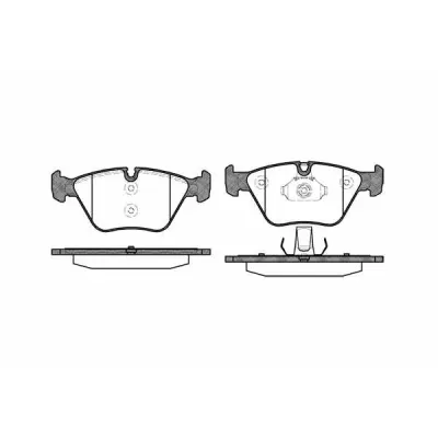 Set placute frana, frana disc REMSA 0963.00