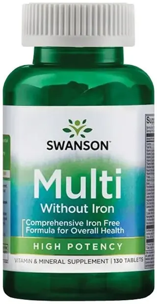 Multi without Iron, 130 tablete, Swanson