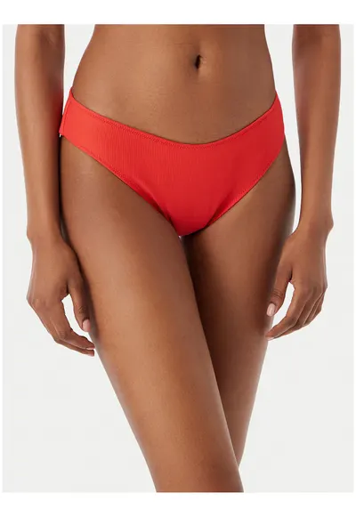 Top bikini dama - rosu - material sintetic - fara inchidere