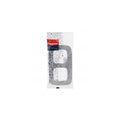 Placa Valena Allure - 2 module - narcis chrome