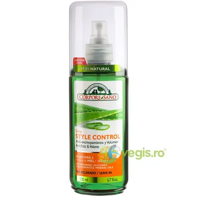 Spray Leave-In Anti-Electrizant si Volum cu Aloe Vera, Miere si Pro-Vitamina B5 200ml