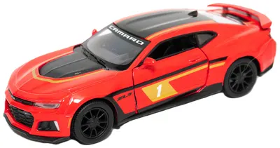 Mașinuță metalică Kinsmart - 2017 Chevrolet Camaro ZL1, #1,1:38, roșu
