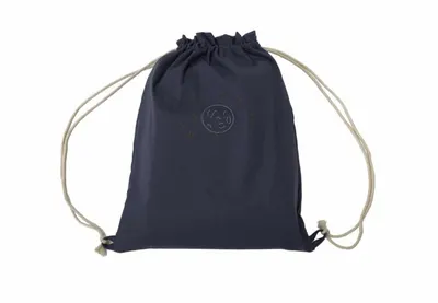 Set paturica, perna si rucsac Somnart cu broderie din in albastru
