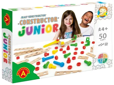 Constructor din lemn Alexander - 50 piese