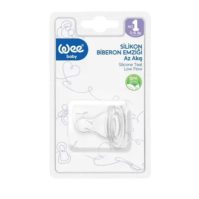 WEE BABY Tetina silicon rotunda nr.1 -866