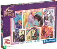 Puzzle pentru copii Clementoni de 104 piese - Academia de unicorni, varianta 3