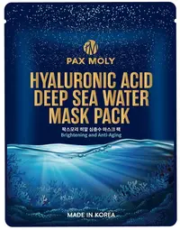 Pax Moly Mască facială folie cu acid hialuronic și minerale marine, 25 ml