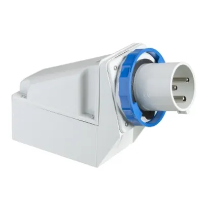 Fisa Industriala Mureva, 63 A, 2P + E, 200, 250 V Ac, Ip67