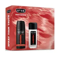 Set Cadou STR8 Red Code, Deodorant Natural Spray 85 ml si Deodorant Spray 150 ml