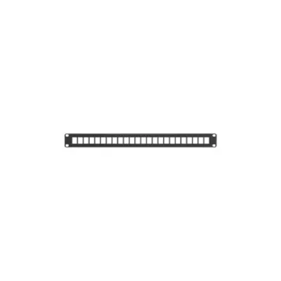 19'' Empty Patch Panel - 24 Utp/ftp Priza Rj45s 1u - Black
