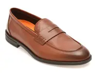 Mocasini eleganti RELAX maro, 2822, din piele naturala