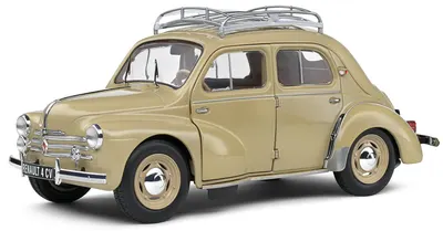 Model de colecție SOLIDO Moderne: Automobile - Renault 4CV Tourterelle, Beige, 1956