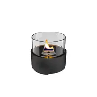 Lumanare ambientala M TENDERFLAME negru lava