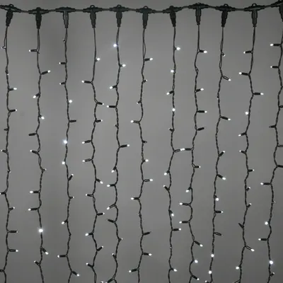 Perdea Luminoasa 494 LED-uri 3X1.5M 6400K Alb Rece