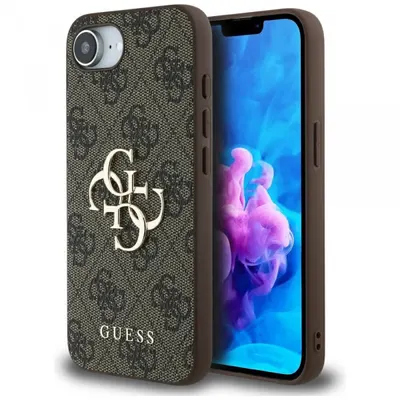 Husa pentru Apple iPhone 17e / 16e, Guess, 4G Big Logo, Neagra