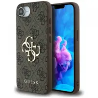 Husa pentru Apple iPhone 17e / 16e, Guess, 4G Big Logo, Neagra