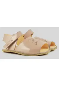 Sandale Barefoot din piele naturala - Shun - Roz - Roz pal